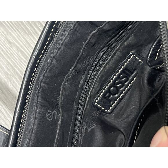 Fossil Genuine Purse Patchwork Multi-Color Block Keychain Handbag - Picture 6 of 8